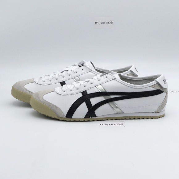 NEW Size 13 Men's Onitsuka Tiger Mexico 66 Leather Sneakers DL408-0190 White - Picture 1 of 6